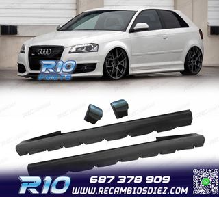TALONERAS AUDI A3 8P 03-11 3 PUERTAS LOOK S3