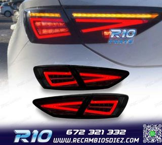 PILOTOS SEAT LEON 3 5F 12-20 DINAMICO LED NEGRO OEM LED