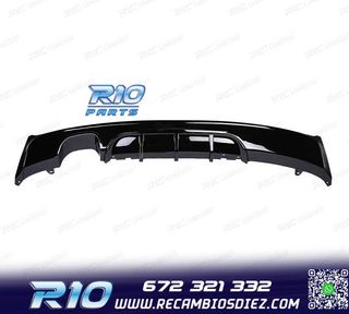 DIFUSOR BMW F22 F23 LOOK M PERFORMANCE NEGRO BRILLO OO---