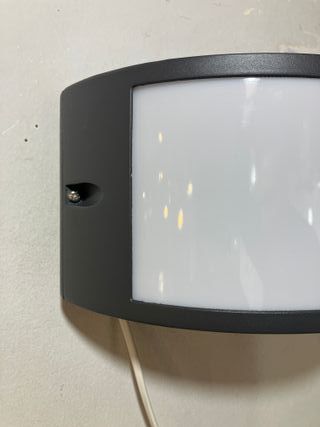 Lampada parete antracite/bianco IP54