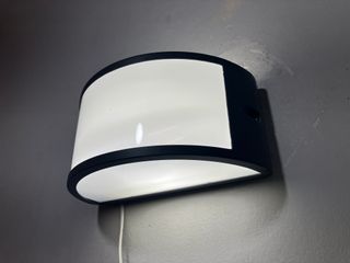 Lampada parete antracite/bianco IP54