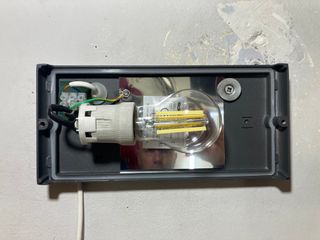 Lampada parete antracite/bianco IP54