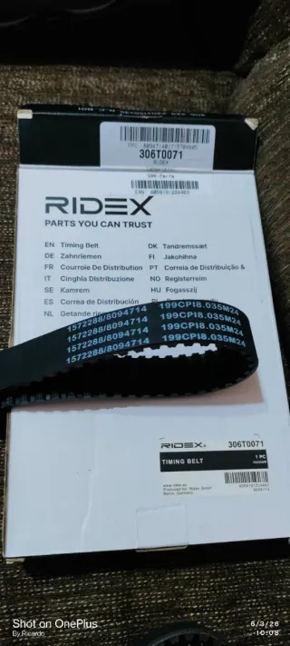 Kit Distribución Opel 1.9 CDTI RIDEX