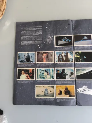 Álbum de cromos la guerra de las galaxias