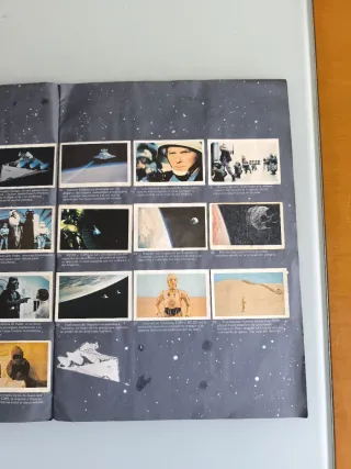 Álbum de cromos la guerra de las galaxias