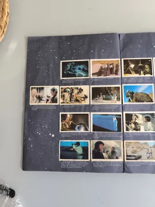 Álbum de cromos la guerra de las galaxias