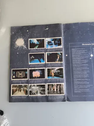 Álbum de cromos la guerra de las galaxias