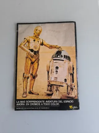 Álbum de cromos la guerra de las galaxias