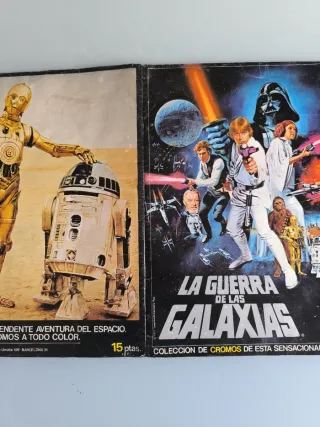 Álbum de cromos la guerra de las galaxias