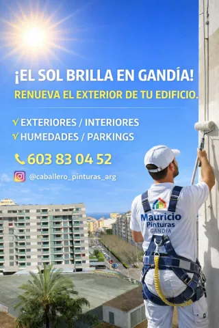 Pintor profesional en Gandía | Pisos y casas