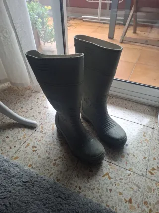 Botas de agua verdes