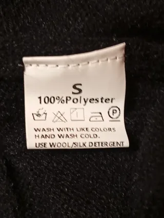 Vestido de punto negro invierno