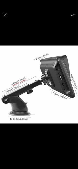 Reproductor de vídeo portátil de 7 inch para coche