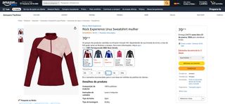 Rock Experience Urus Sweatshirt mulher Tam L (219)