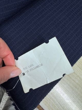 Scampolo lana elasticizzata righe