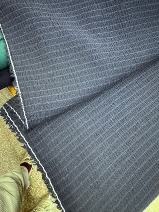 Scampolo lana elasticizzata righe