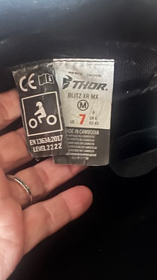 Botas Motocross Thor Blancas y Negras