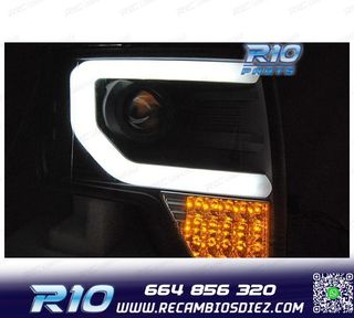 FAROS PARA FORD F150 08-14 LED NEGRO