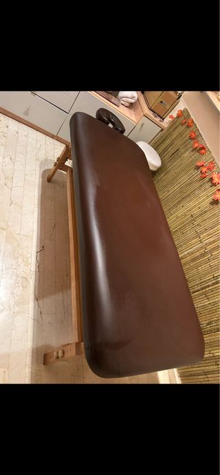 Camilla fija de madera para SPA