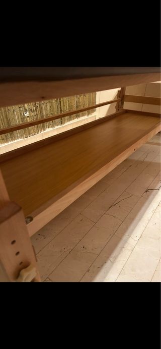 Camilla fija de madera para SPA