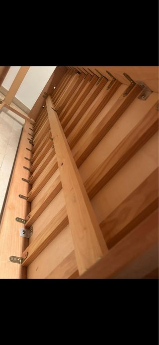 Camilla fija de madera para SPA