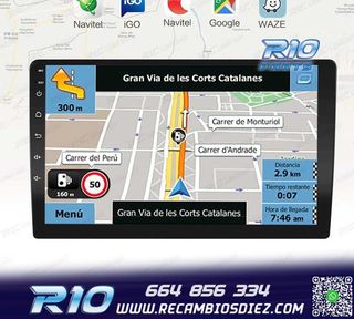 RADIO 9" GPS ANDROID 13 QUAD CORE 64GB ROM