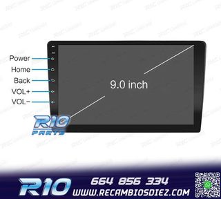 RADIO 9" GPS ANDROID 13 QUAD CORE 64GB ROM