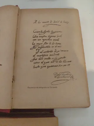 LIBROS DE DON QUIJOTE DE LA MANCHA AÑO 1895