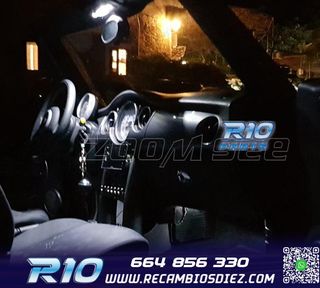 KIT 12 BOMBILLAS LED INTERIOR PARA MINI COOPER CABRIO CONVER