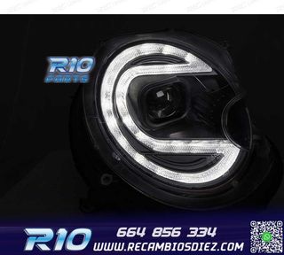 FAROS XENON MINI COOPER 06-14 LED NEGRO