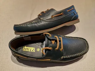 Zapatos náuticos Iturri azul talla 45