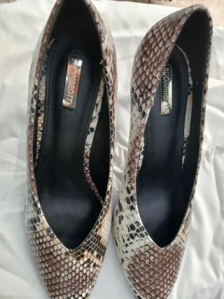 Zapatos BUONARROTI imitación piel serpiente