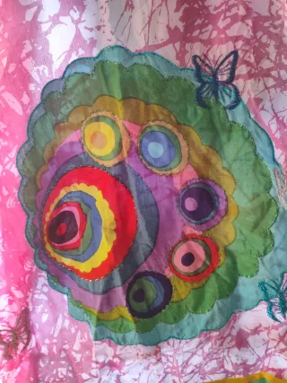 Vestido Desigual Tirantes Multicolor