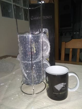 Juego de Tronos Tazas con Soporte