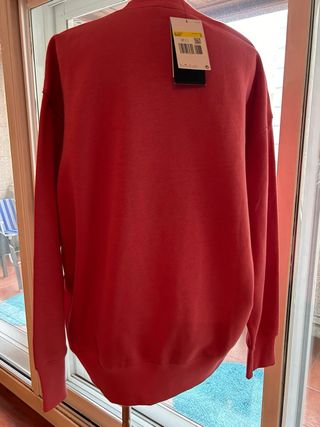 Sudadera Nike Rosa Talla S Corte Ancho