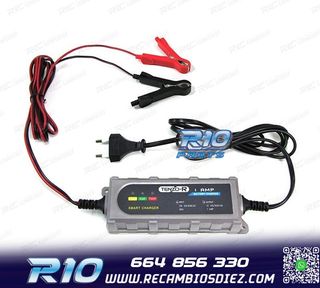 CARGADOR DE BATERIA COCHE MOTO BARCO 12V
