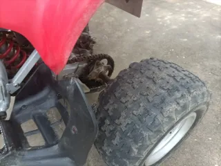 Quad Honda TRX 450 Rojo y Negro