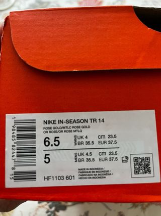 Tenis Nike Entrenamiento Mujer Rosa