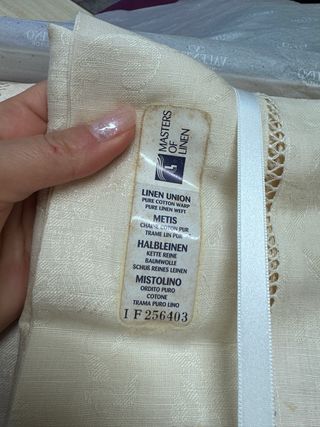 Completo letto Lenzuolo Valentino misto lino