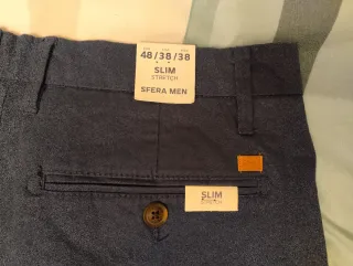 Pantalón de vestir Sfera azul talla M