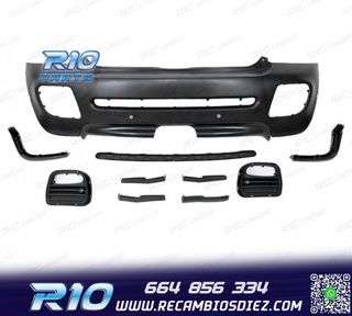 PARAGOLPES TRASERO MINI R56 R57 R58 07-13 LOOK JCW