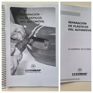 Reparación de plásticos del automóvil + cuaderno