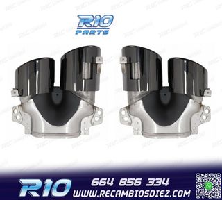 COLAS DE ESCAPE MERCEDES GLE W167 19- LOOK GLE53 NEGRO