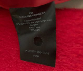 Abrigo Carolina Herrera Alpaca y Lana