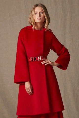 Abrigo Carolina Herrera Alpaca y Lana