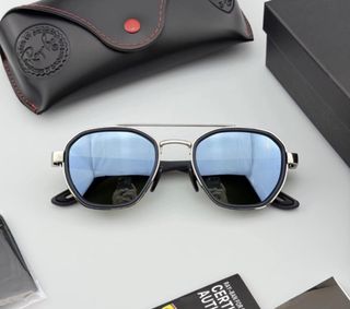 Gafas de Sol Ray-Ban Ferrari Azules y Doradas