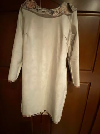 Vestido floral manga larga