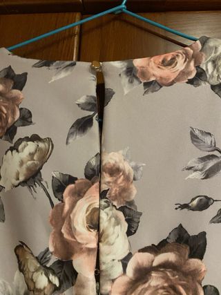 Vestido floral manga larga