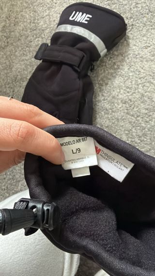 Guantes UME Talla L/9 Negros