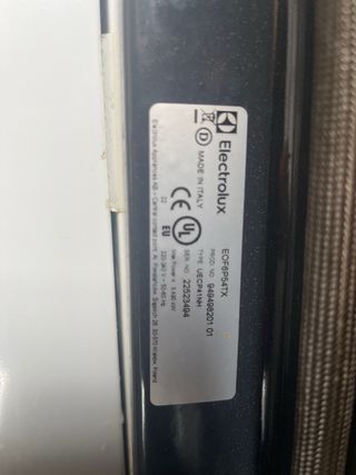 Horno Electrolux Pirolítico